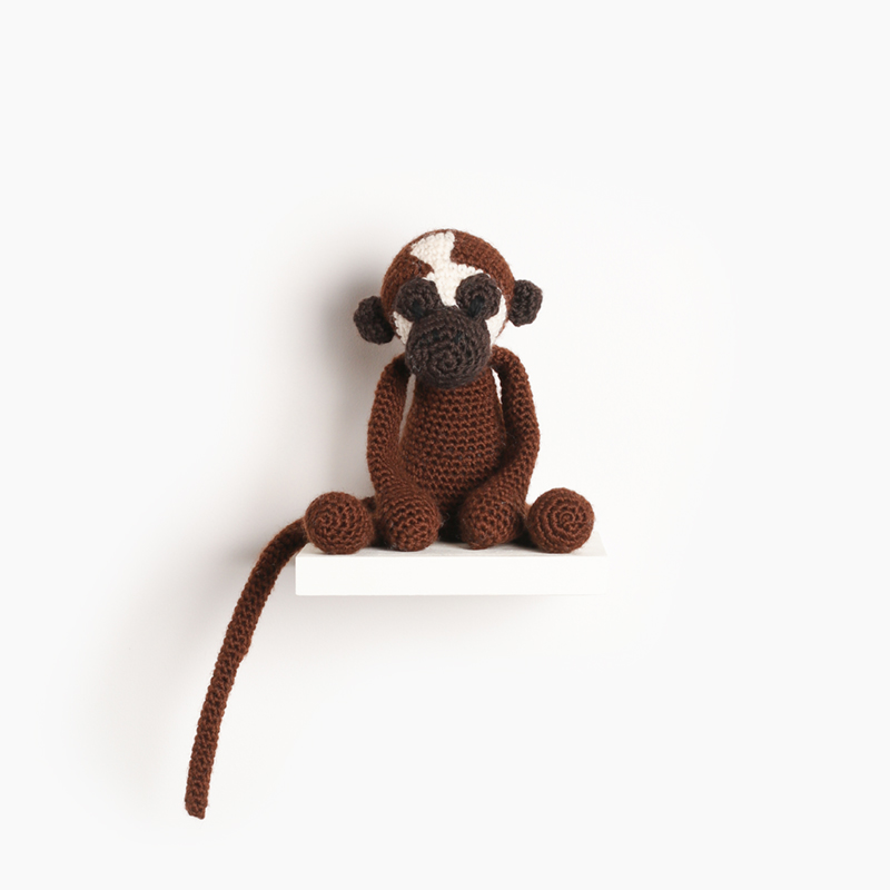 monkey crochet amigurumi project pattern kerry lord Edward's menagerie